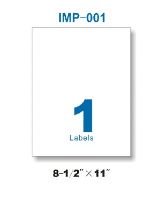 8.5”x11” Multi-Purpose Label