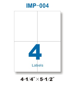 8.5”x11” Multi-Purpose Label