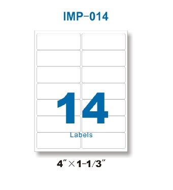 8.5”x11” Multi-Purpose Label